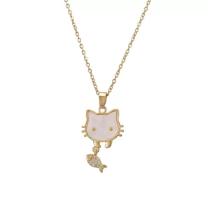 Catch of the Day Cat Necklace